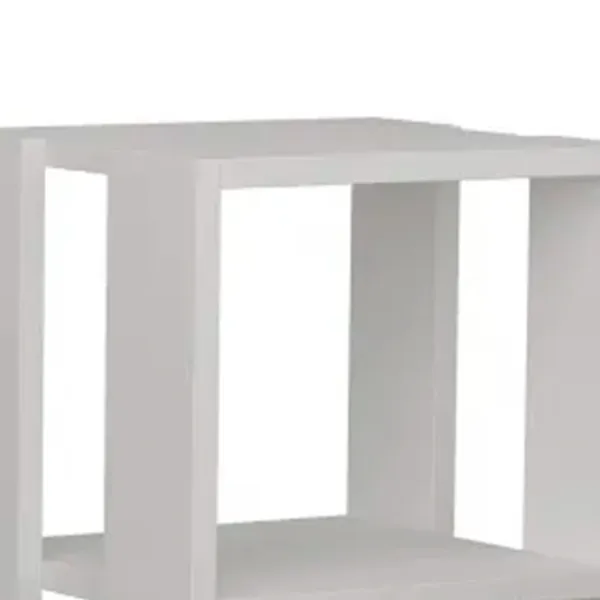Noptiere Trendy Lonie 55 x 30 x 30 / Lemn / White photo 2