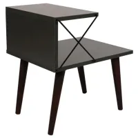 Noptiere Trendy Cruce 55 x 50 x 40 / PAL / Brown photo 2