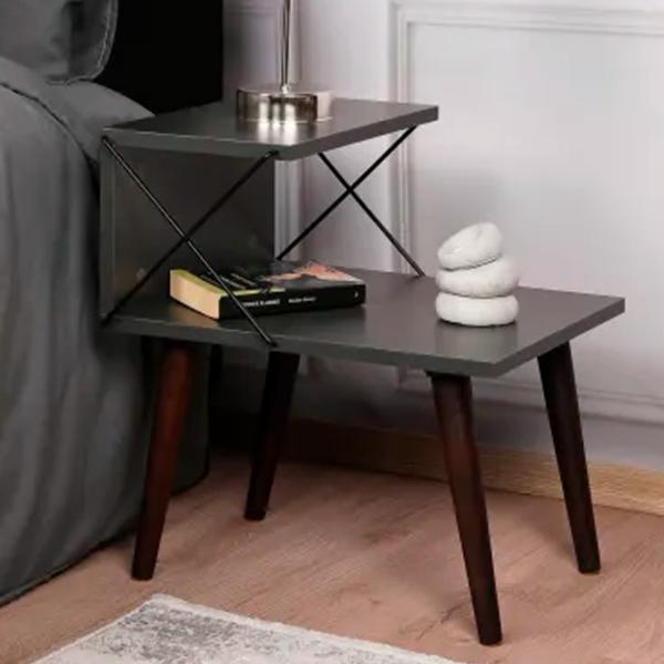 Тумбочки Trendy Cruce 55 x 50 x 40см / ЛДСП / Brown photo 6