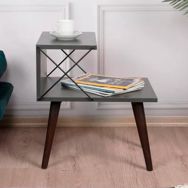 Тумбочки Trendy Cruce 55 x 50 x 40см / ЛДСП / Brown photo 7