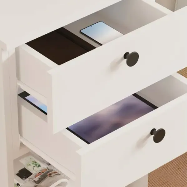 Тумбочки Trendy Ruzisa 75 x 44 x 44см / ЛДСП / White photo 4