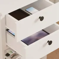 Тумбочки Trendy Ruzisa 75 x 44 x 44см / ЛДСП / White photo 4