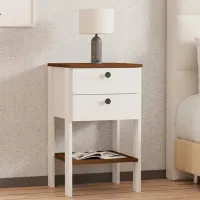Тумбочки Trendy Ruzisa 75 x 44 x 44см / ЛДСП / White photo 3