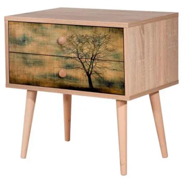Noptiere Trendy Two 61 x 60 x 40 / PAL / Stejar Sonoma photo 1