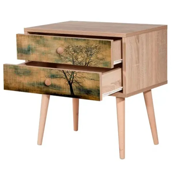 Noptiere Trendy Two 61 x 60 x 40 / PAL / Stejar Sonoma photo 2