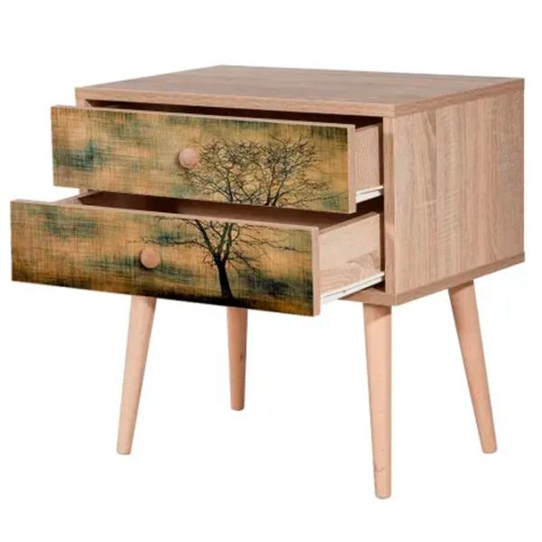 Noptiere Trendy Two 61 x 60 x 40 / PAL / Stejar Sonoma photo 2