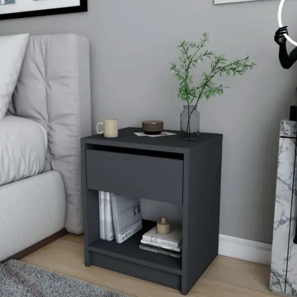Тумбочки Trendy Sheridan 52.8 x 44.6 x 35.9см / ЛДСП / Антрацит photo 4