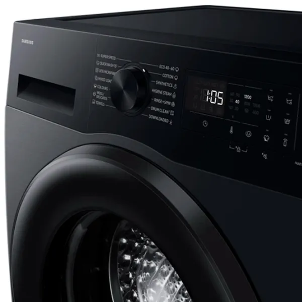Стиральная машина Samsung WW80FG5L32ABLE 8 кг / 1200 об/мин / Черный photo 8
