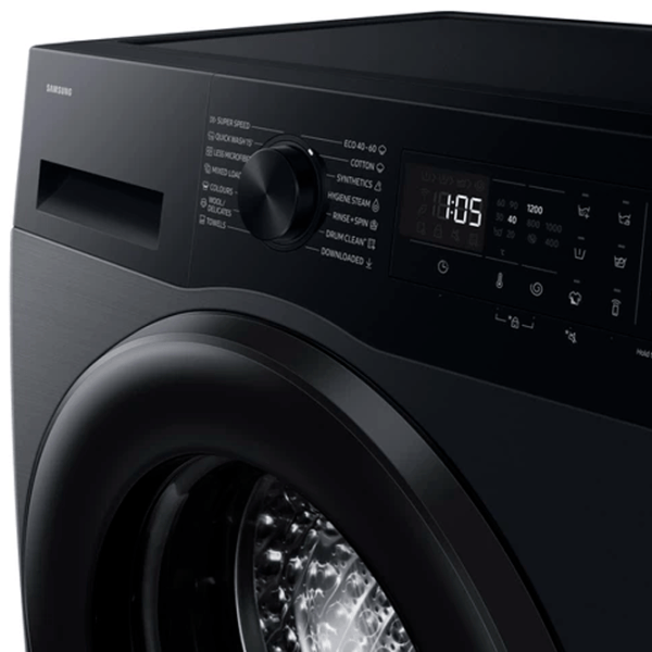 Стиральная машина Samsung WW80FG5L32ABLE 8 кг / 1200 об/мин / Черный photo 8