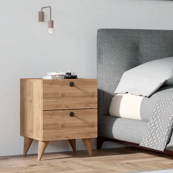 Noptiere Trendy Kada 55 x 40 x 42 / PAL / Brown photo 4