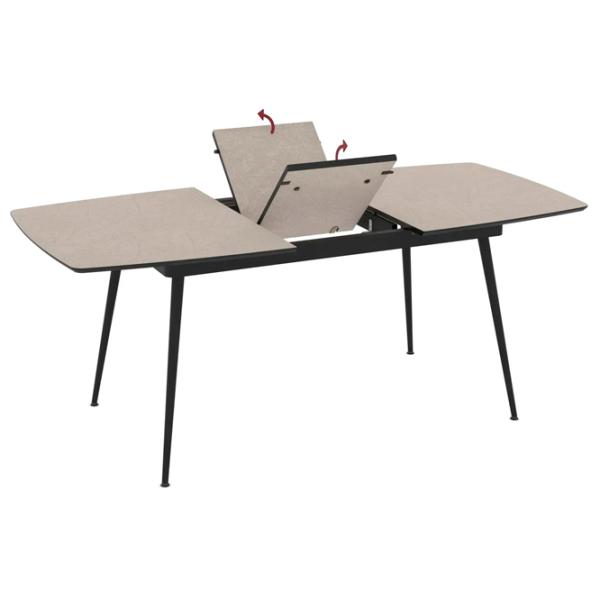 Masă de bucătărie extensibilă Magnus Yense MDF/ Gray photo 3
