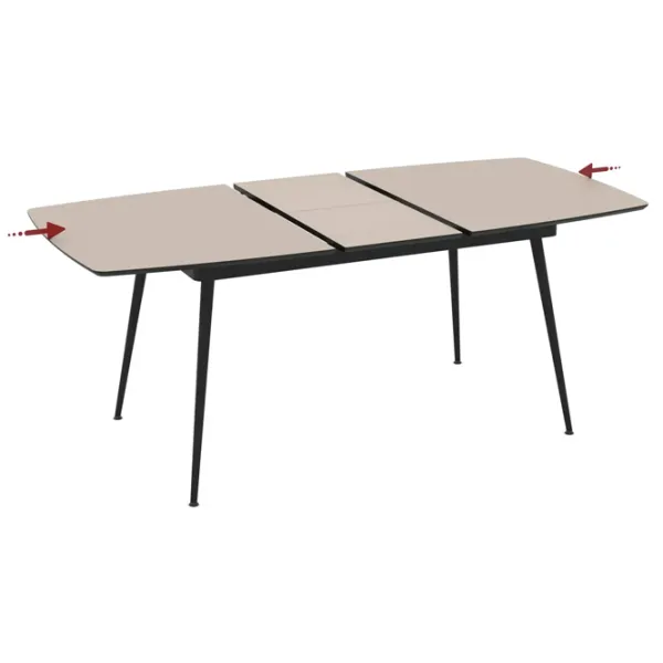 Masă de bucătărie extensibilă Magnus Yense MDF/ Gray photo 4