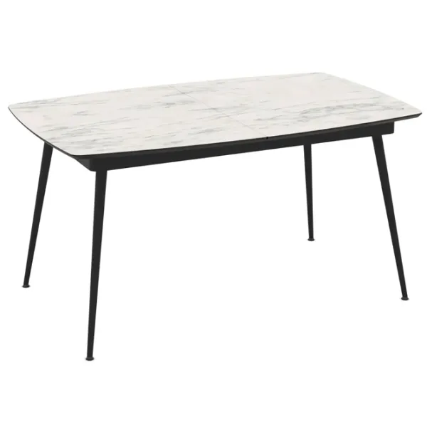 Masă de bucătărie extensibilă Magnus Yense MDF/ Marmura White photo 1