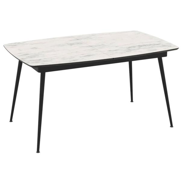 Masă de bucătărie extensibilă Magnus Yense MDF/ Marmura White photo 1