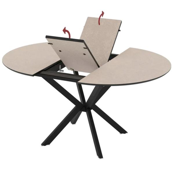 Masă de bucătărie extensibilă Magnus Diano MDF/ Gray photo 3