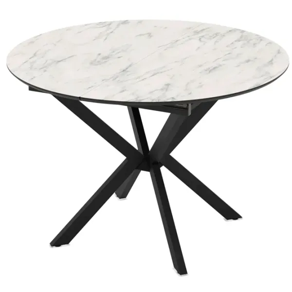 Masă de bucătărie extensibilă Magnus Diano MDF/ Marmura White photo 1