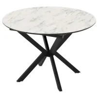 Masă de bucătărie extensibilă Magnus Diano MDF/ Marmura White