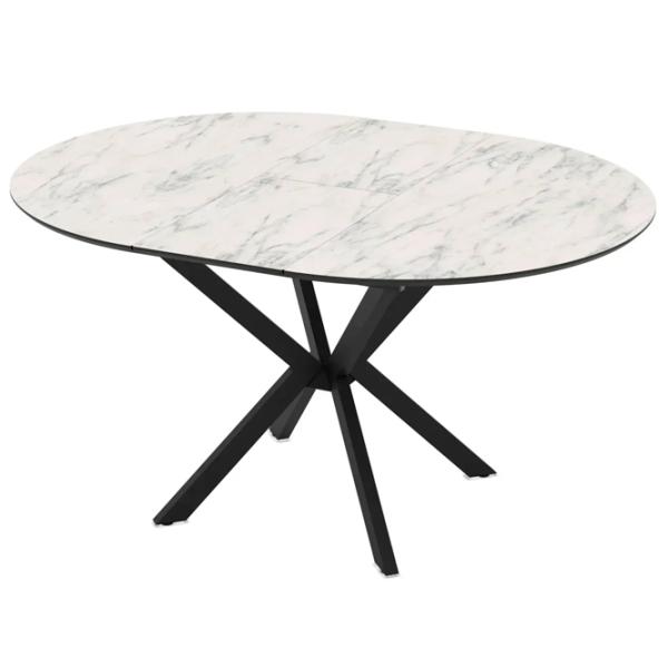 Masă de bucătărie extensibilă Magnus Diano MDF/ Marmura White photo 2