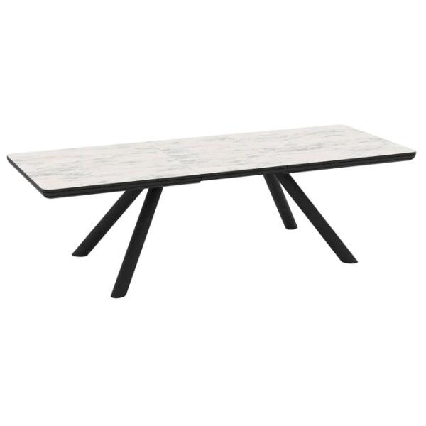 Masă de bucătărie extensibilă Magnus Zorix MDF/ Marmura White photo 2