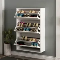 Dulap pentru încălțăminte Trendy Lupa 3 109 x 70 x 25 /White /White photo 5