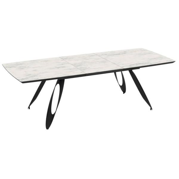 Masă de bucătărie extensibilă Magnus Merkur MDF/ Marmura White photo 2