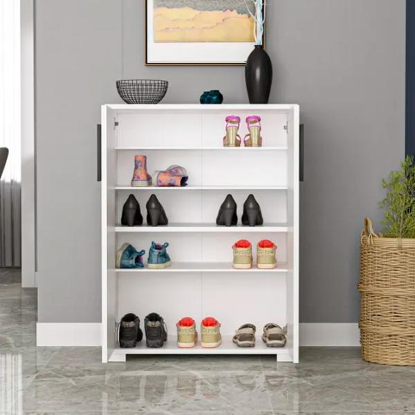 Обувной шкаф Trendy Lupa 97 x 72 x 35см /White /Белый photo 6