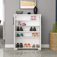 Dulap pentru încălțăminte Trendy Lupa 97 x 72 x 35 /White /White photo 6