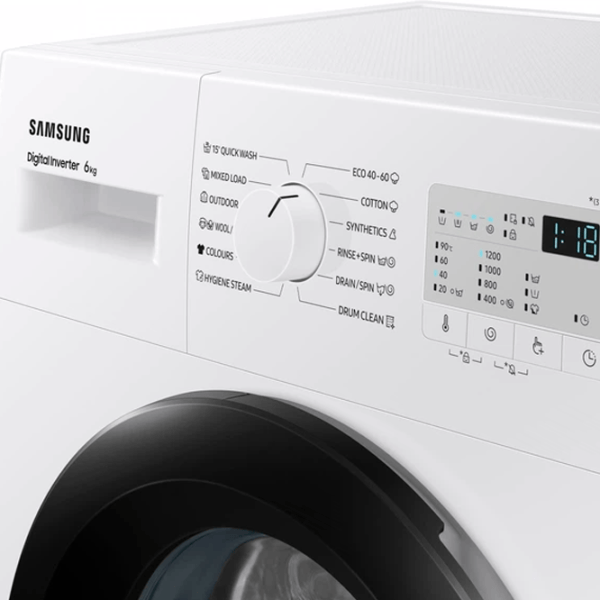 Стиральная машина Samsung WW60A3120BH/LE 6 кг / 1200 об/мин / Белый photo 9