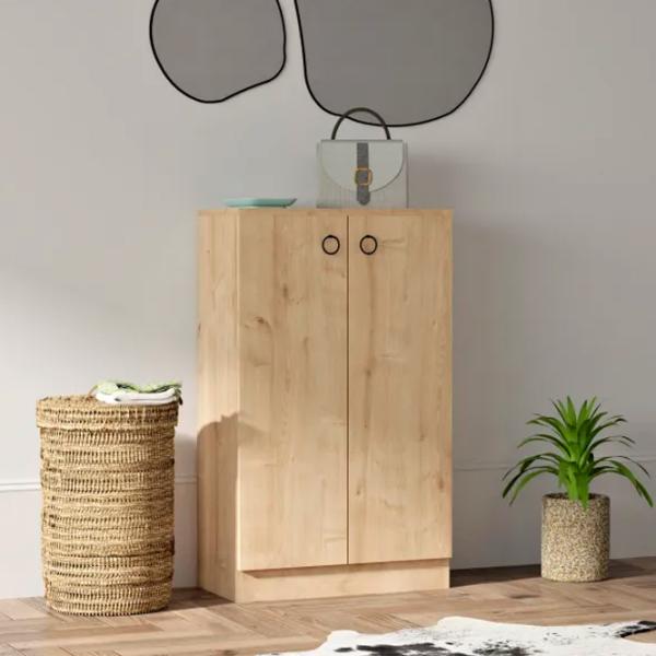 Dulap pentru încălțăminte Trendy DEFNE 100 x 60 x 32 /Sapphire /Oak photo 4