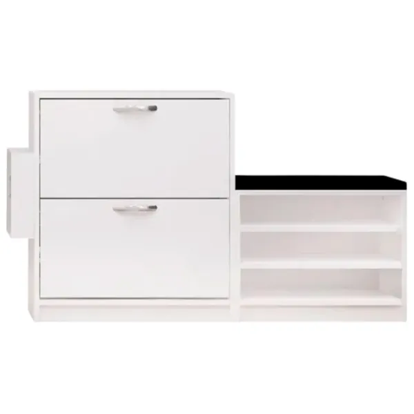 Dulap pentru încălțăminte Trendy Trend 80 x 130 x 31 /White /White photo 1