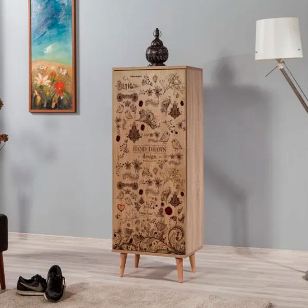 Dulap pentru încălțăminte Trendy Filinta-731 127 x 50 x 38 /Sonoma Oak /Sonoma photo 5