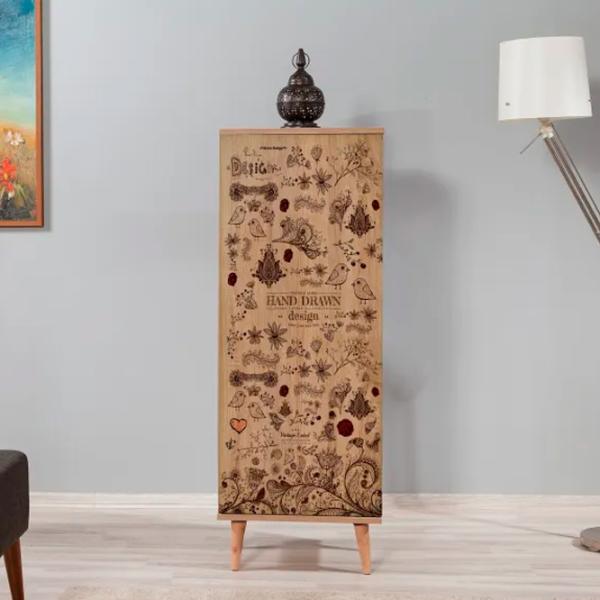 Dulap pentru încălțăminte Trendy Filinta-731 127 x 50 x 38 /Sonoma Oak /Sonoma photo 7