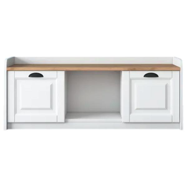 Dulap pentru încălțăminte Trendy P2-1808 40 x 120 x 40 /White Walnut /White photo 1