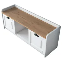 Dulap pentru încălțăminte Trendy P2-1808 40 x 120 x 40 /White Walnut /White photo 7