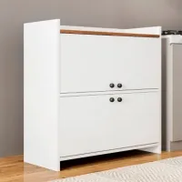Обувной шкаф Trendy Forum 90 x 94 x 35см /White /Белый photo 3