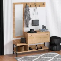 Обувной шкаф Trendy Nonso 70 x 120 x 35см /Сапфировый дуб /Дуб photo 4