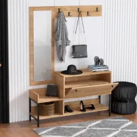 Обувной шкаф Trendy Nonso 70 x 120 x 35см /Сапфировый дуб /Дуб photo 5