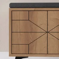 Обувной шкаф Trendy Dune Bench 55 x 107 x 35см /Хитит /Светло-коричневый photo 6