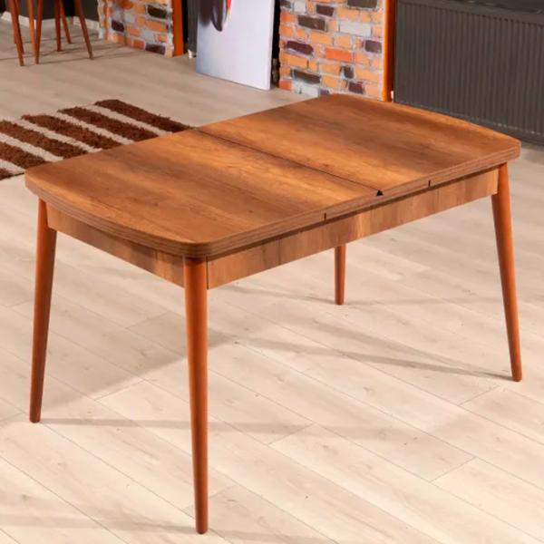 Masă de bucătărie extensibilă Trendy Barok PAL/ Brown photo 2