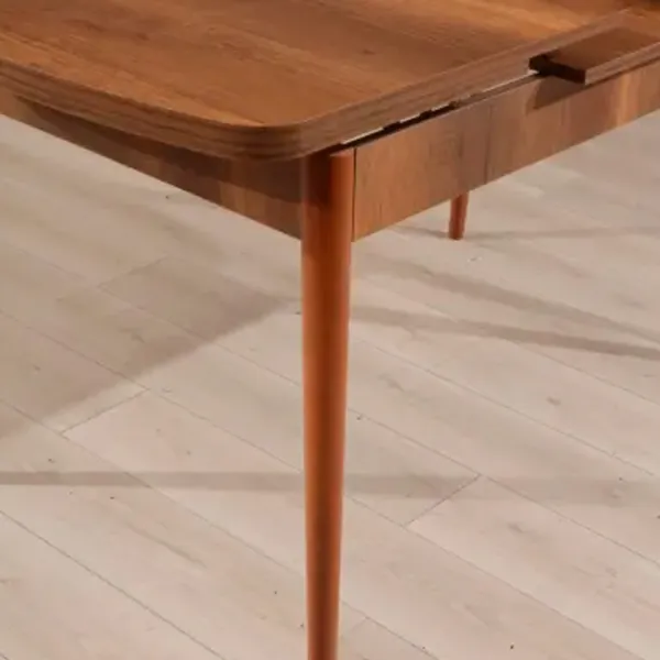 Masă de bucătărie extensibilă Trendy Barok PAL/ Brown photo 4
