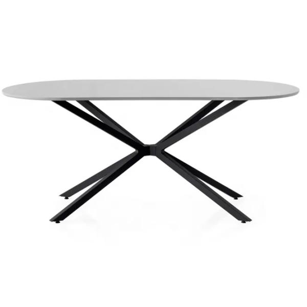 Masă de bucătărie fixă Trendy Aura MDF/ Light Gray photo 1