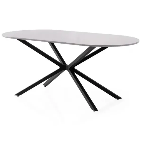Masă de bucătărie fixă Trendy Aura MDF/ Light Gray photo 2
