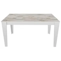 Masă de bucătărie fixă Trendy Bud PAL/ Marmura White