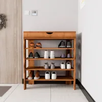 Etajeră pentru încălțăminte Trendy Royal 90 x 80 x 30 /Walnut /Walnut photo 3