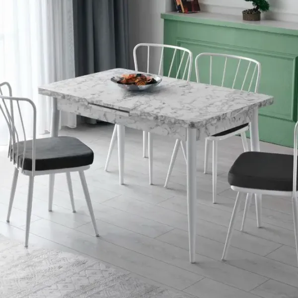 Masă de bucătărie extensibilă Trendy Da PAL/ Gray photo 2