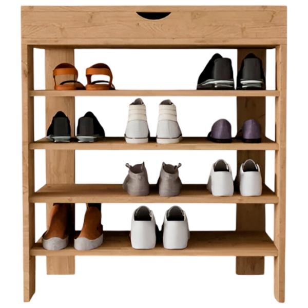 Стеллаж для обуви Trendy Royal 90 x 80 x 30см /Oak /Дуб photo 1