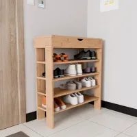 Etajeră pentru încălțăminte Trendy Royal 90 x 80 x 30 /Oak /Oak photo 5