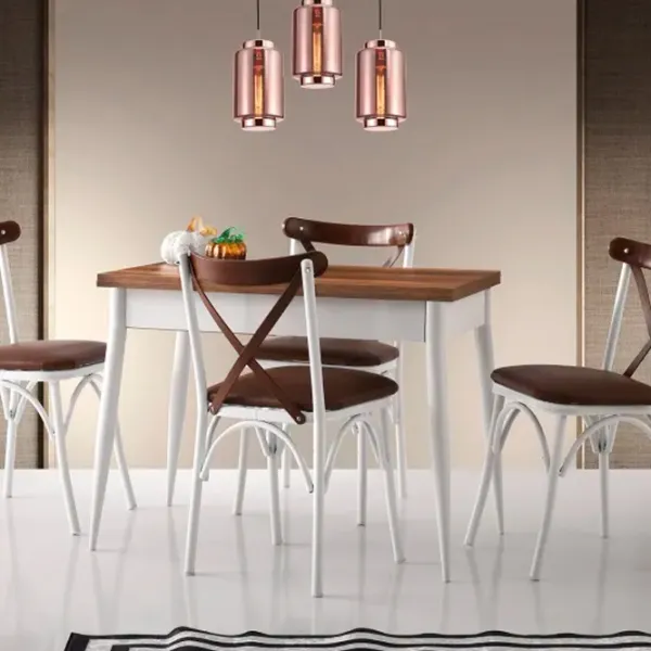 Masă de bucătărie extensibilă Trendy DOLUNAY PAL/ Brown photo 2