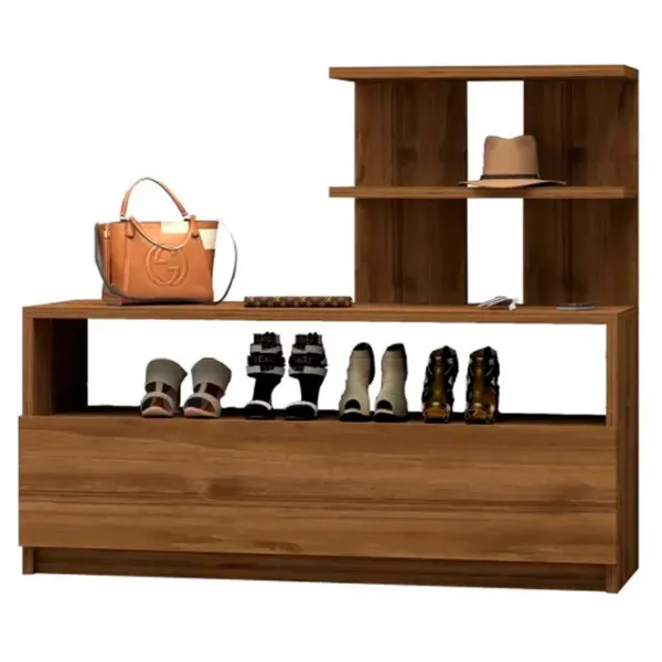 Обувной шкаф Trendy Airy 85 x 100 x 30см /Brown /Коричневый photo 2