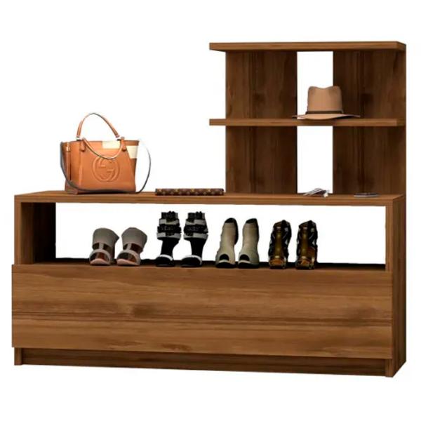 Обувной шкаф Trendy Airy 85 x 100 x 30см /Brown /Коричневый photo 2